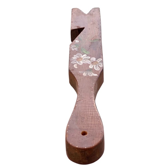 Hand Painted Mid-Century Modern Oven Rack Push/Pull Wooden Tool - Picture 4 of 7